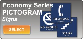 pictogram signs economy series